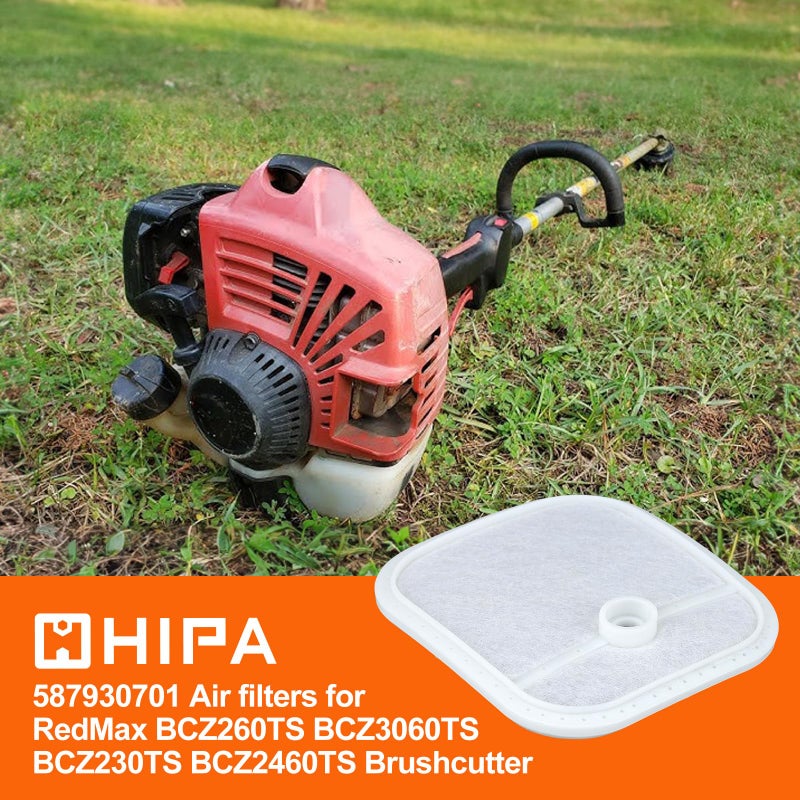 Hipa (Pack of 10) BCZ260TS Air Filter for RedMax BCZ230TS BCZ3060TS BCZ2460S BCZ2650S CHTZ2460 BCZ2660TS BCZ3050S BCZ2450S Trimmer Brushcutter Replace for 528074701 587930701 - Image 2